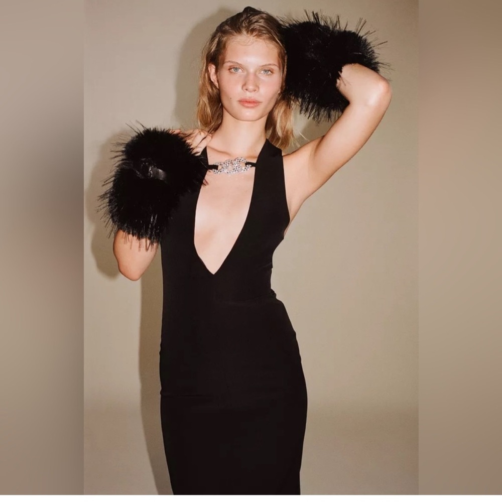 Zara Elegant Black Dress